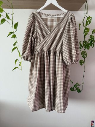 Mušelínové kárované šatičky na přání 🍂 Pokud máš také zájem o šatičky, stačí napsat do zpráv 📩 #emies #saty